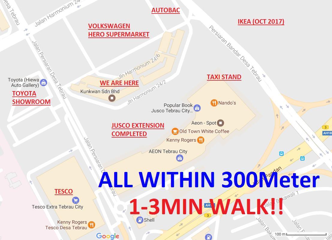 Best Walkable Location ** Desa Tebrau 조호르 바루 외부 사진